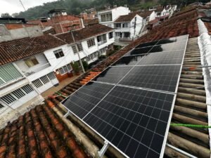 Instalación del sistema solar fotovoltaico