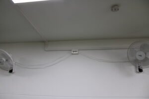 Adecuación eléctrica para ventiladores