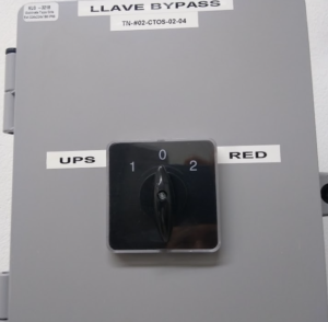 Tablero bypass del sistema UPS
